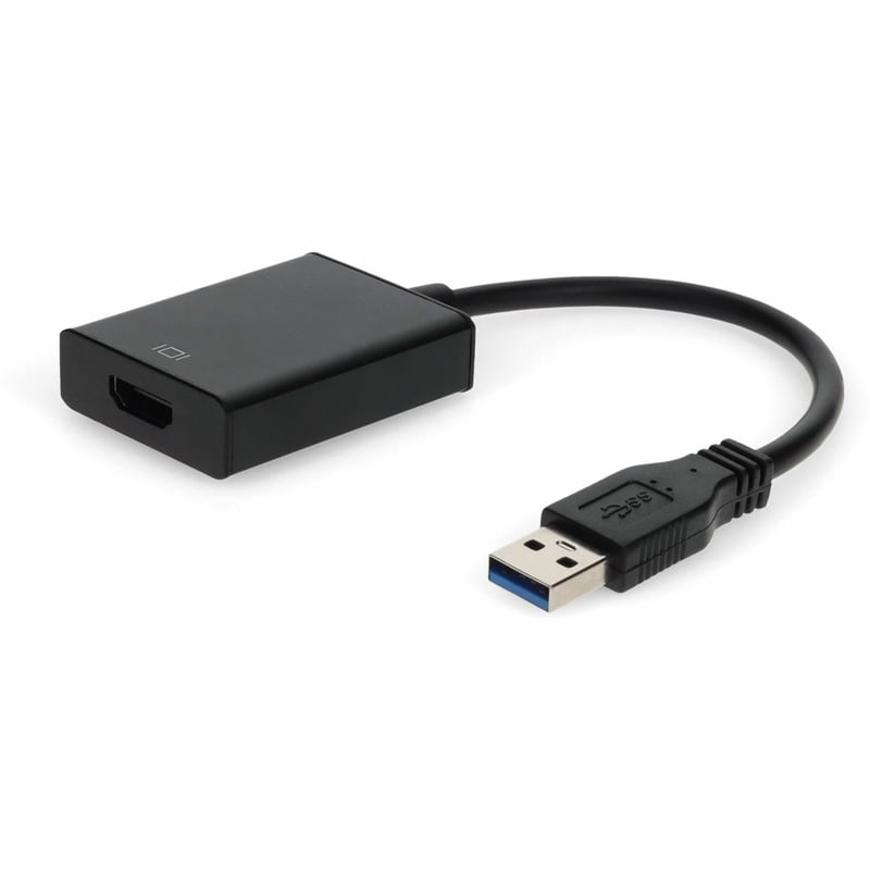 AddOn USB 3.0 (A) Male to HDMI 1.3 Female Adapter Including 1ft Cable - Thumbnail 1