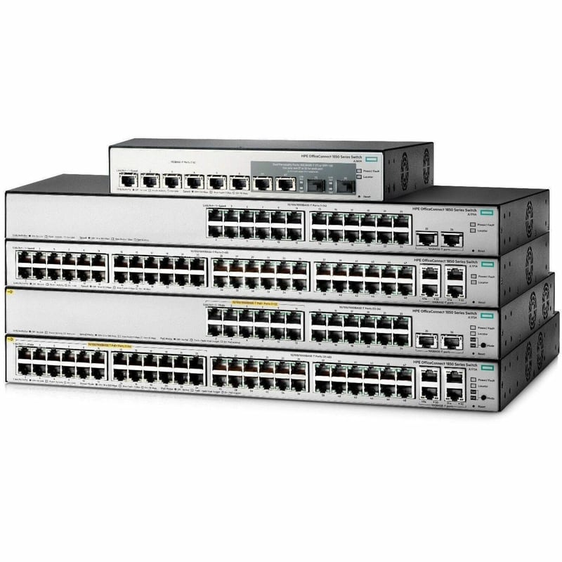 HPE OFFICECONNECT 1850 6XGT AND 2XGT/SPF+ SWITCH 6 PORTS