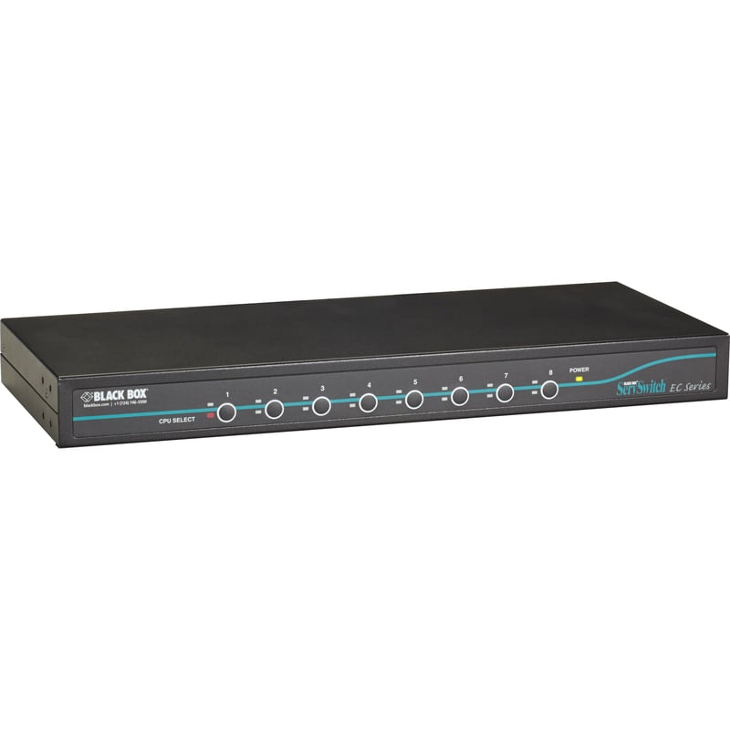 Black Box ServSwitch EC for DVI + USB Servers and DVI + USB Console, 8-Port - Thumbnail 1