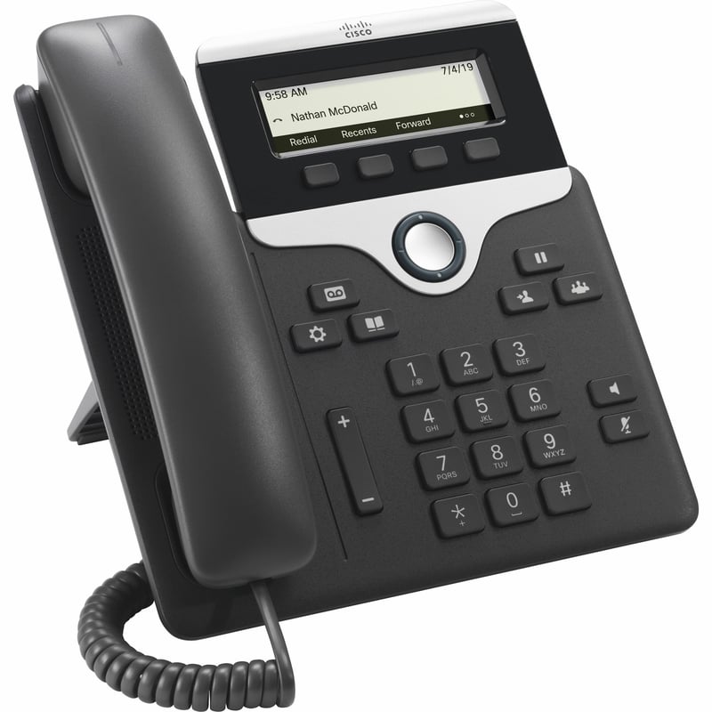 CISCOIPPHONE7811MULTIPLATFRMW/PWRCUBE3NACORD REMANUFACTURED - Thumbnail 1