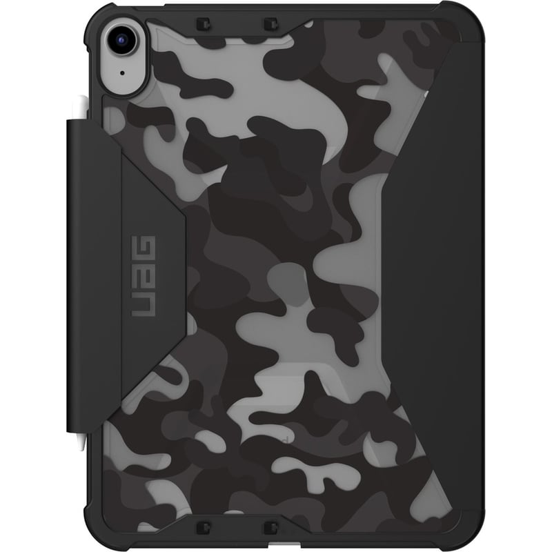 Urban Armor Gear Plyo SE Rugged Carrying Case (Folio) for 10.9" Apple iPad (11th Generation), iPad (10th Generation) Tablet - Black Midnight Camo - Thumbnail 2