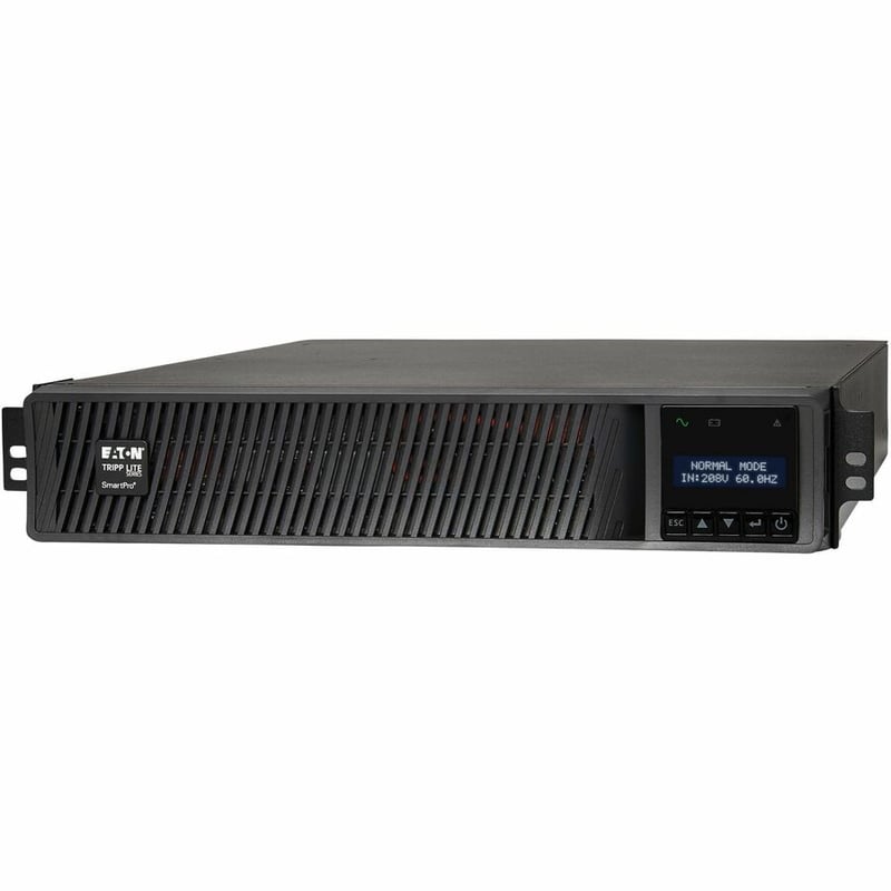 Eaton Tripp Lite Series SmartPro 3000VA 3000W 208V Line-Interactive Sine Wave UPS - 10 Outlets, Extended Run, Network Card Option, LCD, USB, DB9, 2U Rack/Tower Battery Backup - Thumbnail 4