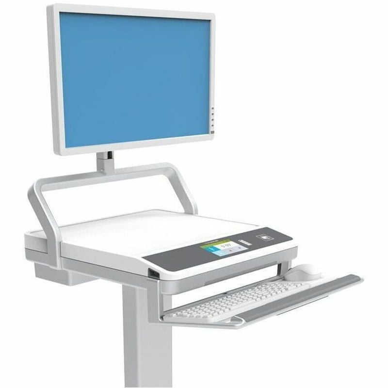 Capsa Healthcare - T7 Powered Cart (T74NNLP2P600) - Powered Mobile Computing Cart - 120V Power System - Electronic Lift - 655Wh Battery - Thumbnail 3