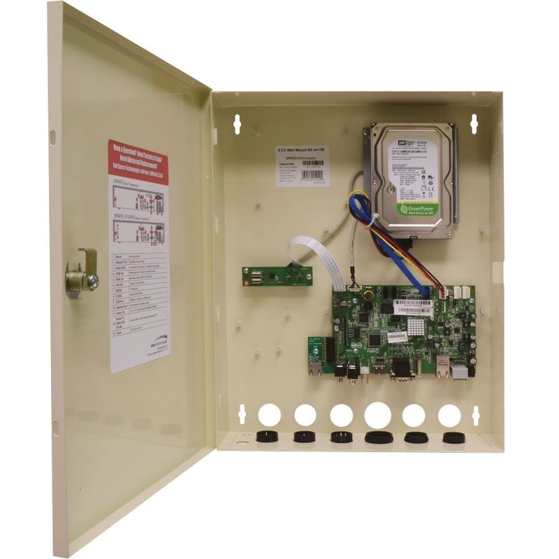 Speco 8 Channel NVR with 8 Built-In PoE+ Ports - 6 TB HDD - Thumbnail 2