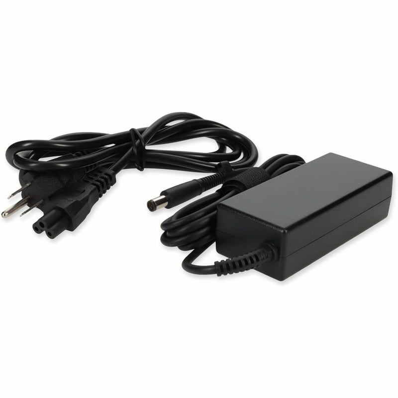 HP 693710-001 Compatible 65W 18.5V at 3.5A Black 7.4 mm x 5.0 mm Laptop Power Adapter and Cable - Thumbnail 1