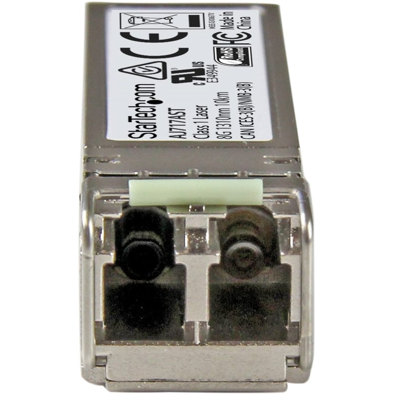 StarTech.com HPE AJ717A Compatible SFP+ Module - 8G Fiber Channel WW - 8GE Gigiabit Ethernet SFP+ 8GbE Single Mode Fiber Transceiver 10km - Thumbnail 2