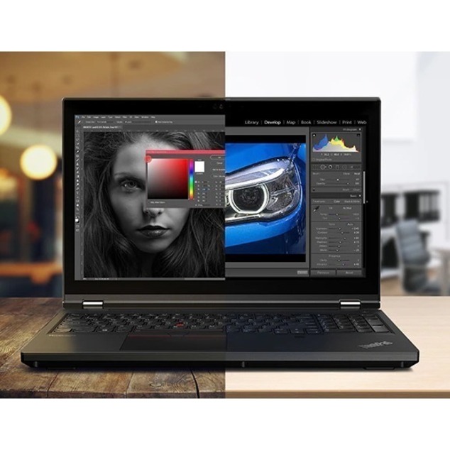 Lenovo ThinkPad P15 Gen 2 20YQ0043US 15.6" Touchscreen Mobile Workstation - 4K UHD - Intel Core i9 11th Gen i9-11950H - 32 GB - 1 TB SSD - English (US) Keyboard - Black - Thumbnail 3