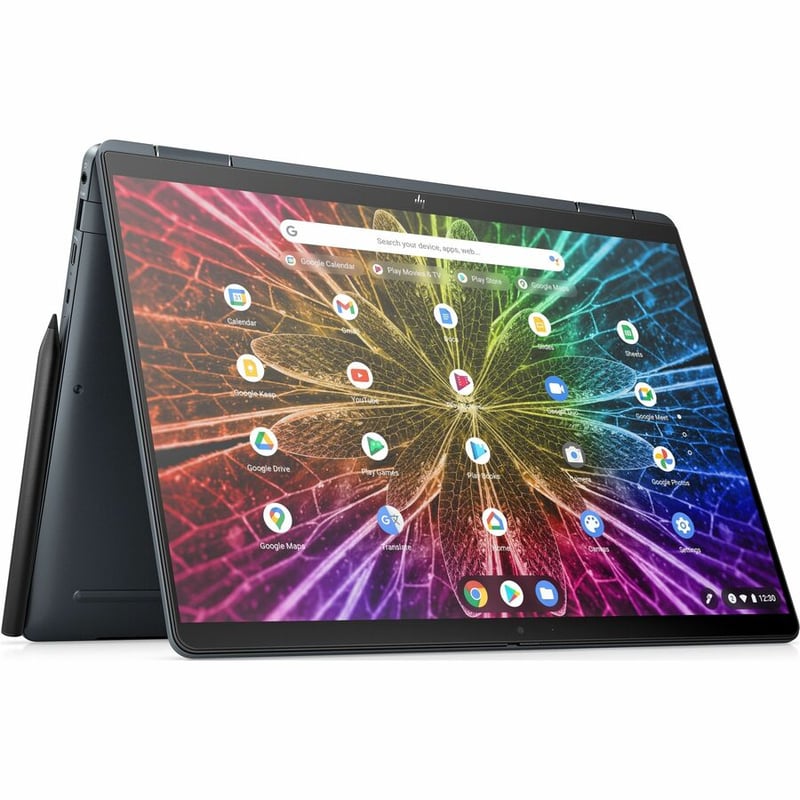 HP Elite Dragonfly Chromebook Enterprise 13.5" Convertible 2 in 1 Chromebook - WUXGA+ - 1920 x 1280 - Intel Core i7 12th Gen i7-1265U Deca-core (10 Core) 1.80 GHz - Intel Evo Platform - 16 GB Total RAM - 16 GB On-board Memory - 256 GB SSD - Thumbnail 4