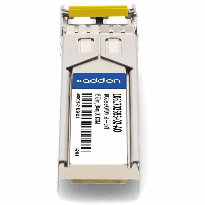 AddOn ADVA® 1061702595-02 Compatible TAA 10GBase-CWDM SFP+ Transceiver (SMF, 1550nm, 80km, LC, DOM) - Thumbnail 4