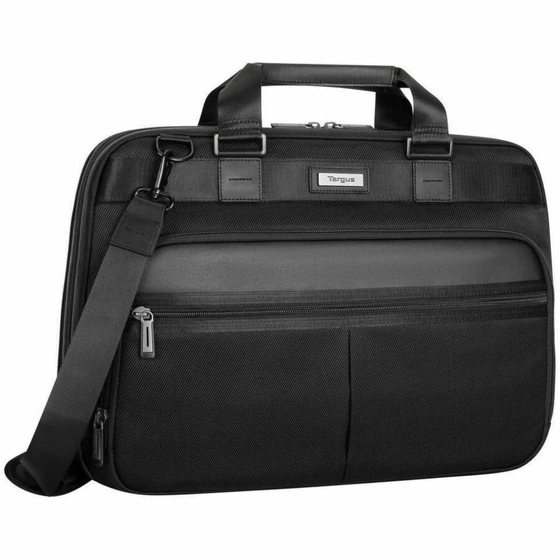 Targus Mobile Elite TBT045US Carrying Case (Briefcase) for 15" to 16" Notebook - Black, Gray - Thumbnail 1