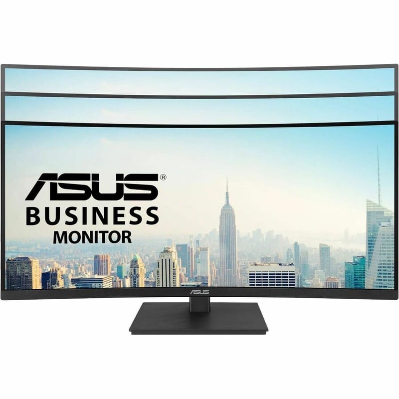 Asus VA34VCPSN 34" Class UW-QHD Curved Screen LED Monitor - 21:9 - Matte Black