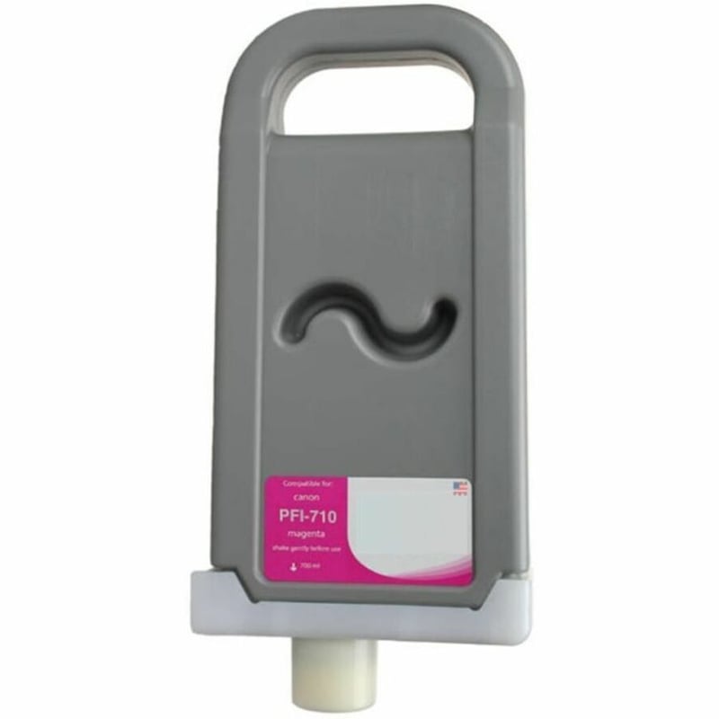 WF Non-OEM New Magenta Wide Format Ink Cartridge for Canon PFI-710 (2356C001) - Thumbnail 1