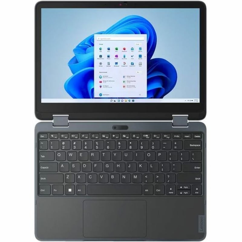 Lenovo 82VQ0007US 12.2" Convertible 2 in 1 Notebook - WUXGA - 1920 x 1200 - Intel N200 Quad-core (4 Core) - 8 GB Total RAM - 8 GB On-board Memory - 128 GB SSD - Slate Gray