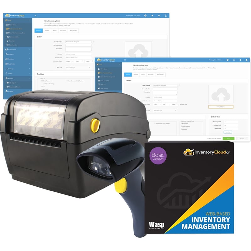 Wasp InventoryCloudOP Basic - 1 User w/WWS650 & WPL304 - Thumbnail 1