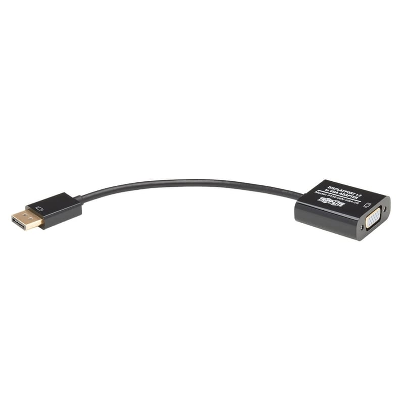 Eaton Tripp Lite Series DisplayPort to VGA Active Adapter Video Converter , DP ver 1.2 (M/F), 6-in. (15.24 cm), 50 pack - Thumbnail 5