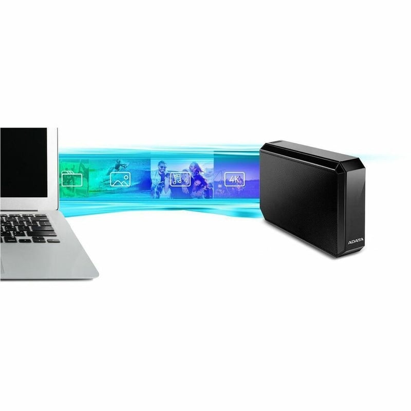 Adata 8 TB Hard Drive - External - Black - Thumbnail 4