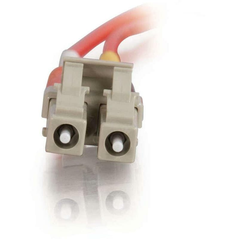 C2G-5m LC-LC 50/125 OM2 Duplex Multimode Fiber Optic Cable (Plenum-Rated) - Red - Thumbnail 3