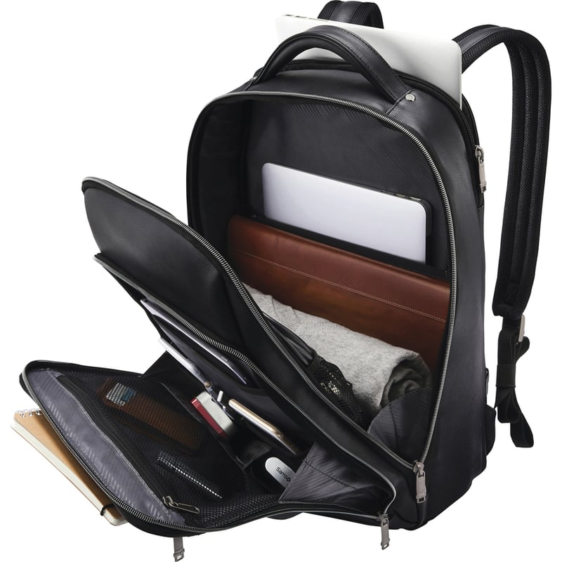 Samsonite Carrying Case (Backpack) for 15.6" Notebook - Black - Thumbnail 2