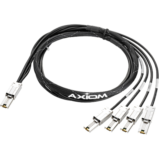 Axiom Mini-SAS to 4x1 Mini-SAS Cable HP Compatible 2M - AN975A - Thumbnail 2