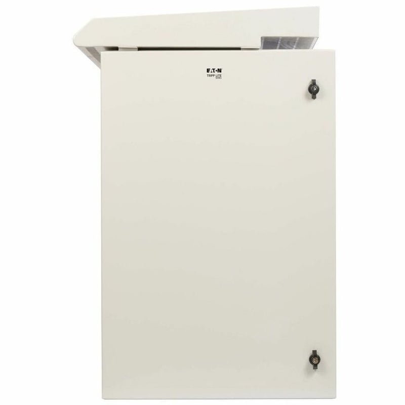 Tripp Lite by Eaton SmartRack Industrial Enclosure with Locks - NEMA 3R, Wall Mount, Heavy-Duty Metal Construction, Internal Fans, 32.5 in. Depth, 18U, Gray - Thumbnail 2