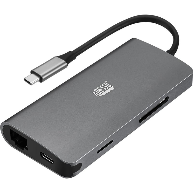Adesso 8-in-1 USB-C Multi-Port Docking Station (TAA Compliant) - Thumbnail 1
