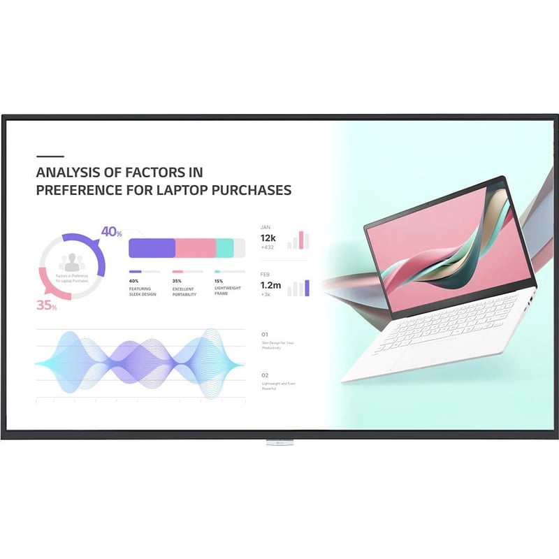 LG 55UH5J-H Digital Signage Display - Thumbnail 1