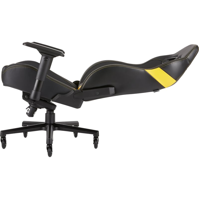 Corsair T2 ROAD WARRIOR Gaming Chair - Black/Yellow - Thumbnail 5