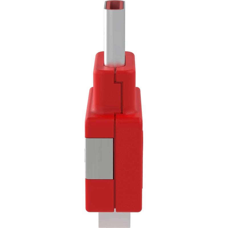Panduit Smartkeeper USB Type C Blockout Device, Red - Thumbnail 3