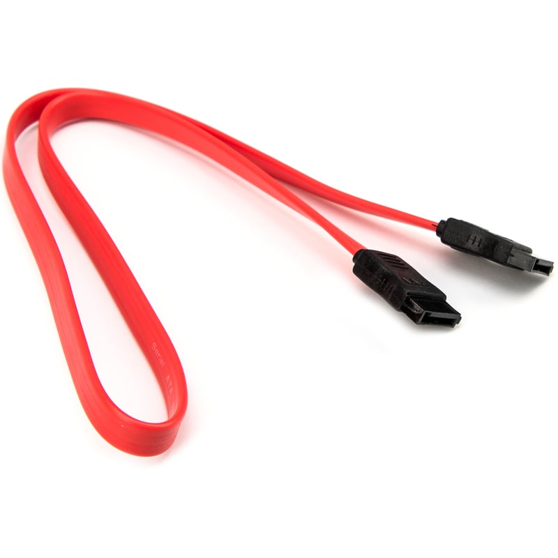 Rocstor Premium 18in SATA Serial ATA Cable - SATA - 18in - 1 x Female SATA - 1 x Female SATA - Red - Thumbnail 4