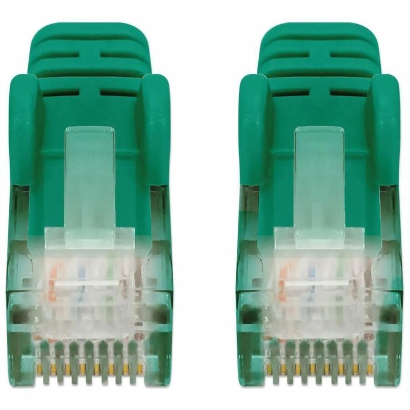 CAT6 U/UTP SLIM NETWORK PATCH CABLE, 1.5 FT., GREEN - Thumbnail 2