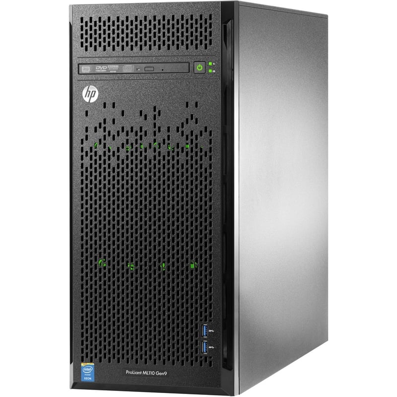 HPE ProLiant ML110 G9 4.5U Tower Server - 1 Xeon E5-2603 v3 1.60 GHz - 4 GB RAM - Serial ATA/600 Controller - Thumbnail 2