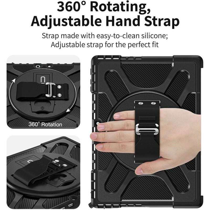 CODi Rugged Carrying Case Microsoft Surface Pro 9 Tablet - Thumbnail 3