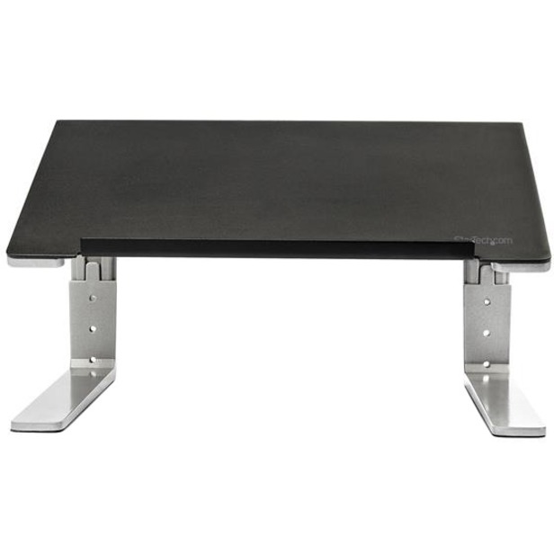StarTech.com Adjustable Laptop Stand - Heavy Duty Steel & Aluminum - 3 Height Settings - Tilted - Ergonomic Laptop Riser for Desk (LTSTND) - Thumbnail 2