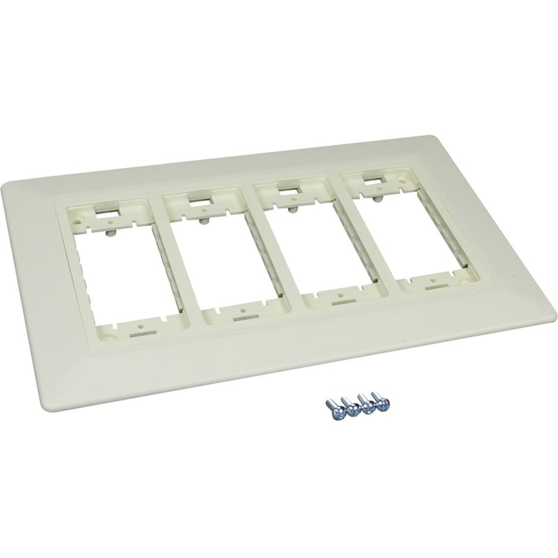 Wiremold WSA07-4AWH Mounting Bracket for Gang Box - White