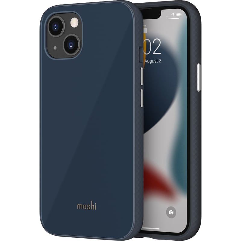 Moshi iGlaze for iPhone 13 - Blue - Thumbnail 1
