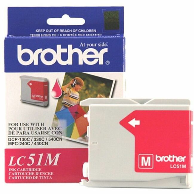 Brother LC51M Original Ink Cartridge - Thumbnail 1