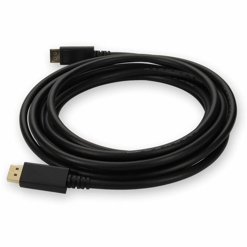 AddOn 2m DisplayPort 1.4 Male to DisplayPort 1.4 Male Black Cable For Resolution Up to 7680x4320 (8K UHD) - Thumbnail 2