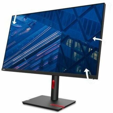 Lenovo ThinkVision T32h-30 32" Class Webcam WQHD LED Monitor - 16:9 - Raven Black - Thumbnail 4