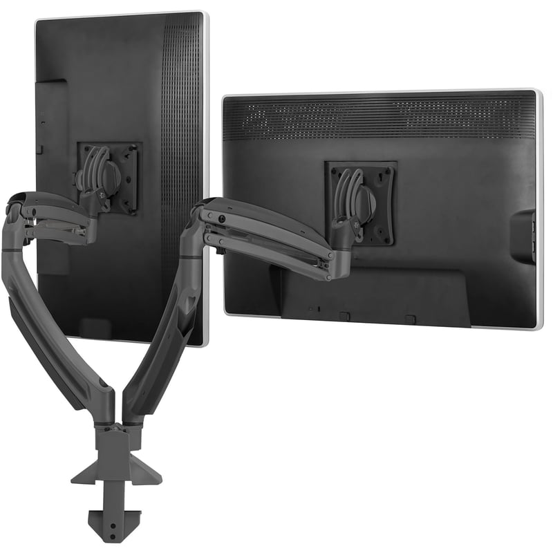 Chief Kontour K1D Dynamic Dual Monitor Arm Desk Mount - For 10-32 Inch Monitors - Display Desk Mount - Black - Thumbnail 1