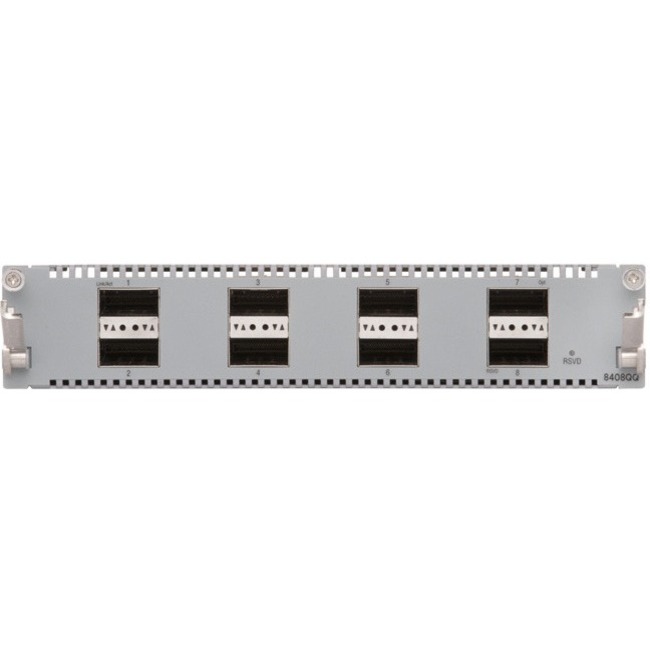 Avaya 8408QQ 8-port 40GBASE-QSFP+ Ethernet Switch Module for VSP 8400