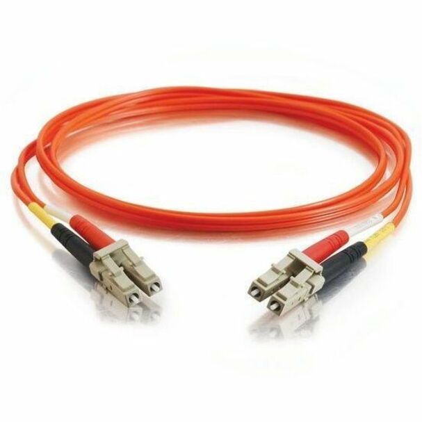 2M FIBER OPTIC MMF LC/LC 62.5/125 DUPLEX PVC PATCH CORD - Thumbnail 2
