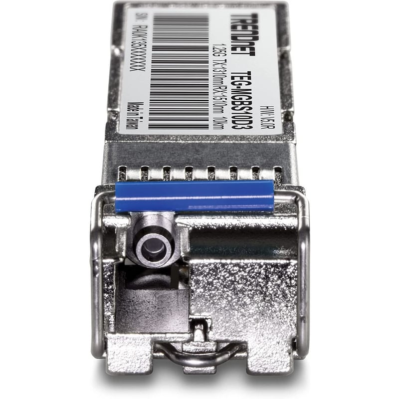 TRENDnet SFP to RJ45 Dual Wavelength Single-Mode LC Module; TEG-MGBS10D3; Must Pair with TEG-MGBS10D5 or a Compatible Module; Up to 10 km (6.2 Miles); Compatible with Standard SFP; Lifetime Protection - Thumbnail 4