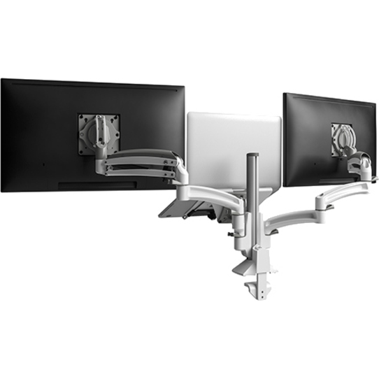 Chief Kontour K1C330W Desk Mount for Monitor, All-in-One Computer - White - TAA Compliant - Thumbnail 3