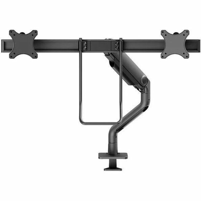 NEXT ONE DESK MOUNT 2 SCREENS CROSSBAR TOPFIX CLAMP/GROMMET BLACK - Thumbnail 3
