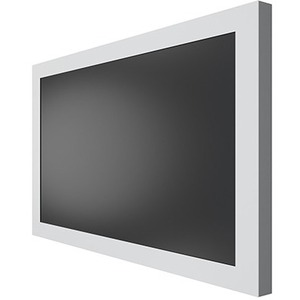 Chief Impact Floor Mounted Kiosk, Portrait 50" White - Thumbnail 1