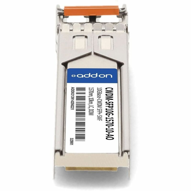 AddOn Cisco® CWDM-SFP10G-1570-10 Compatible TAA 10GBase-CWDM SFP+ Transceiver (SMF, 1570nm, 10km, LC, DOM) - Thumbnail 4