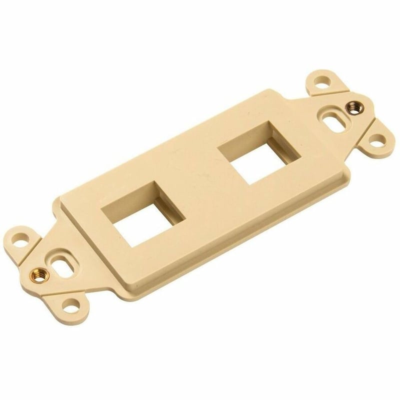 Ortronics Keystone Techchoice Rectangular Stylistics Frame,4 Port,Electrical Ivory - Thumbnail 2
