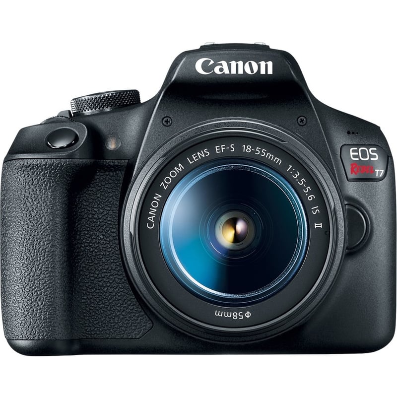 Canon EOS Rebel T7 24.1 Megapixel Digital SLR Camera with Lens - 0.71" - 2.17" (Lens 1), 2.95" - 11.81" (Lens 2) - Thumbnail 4