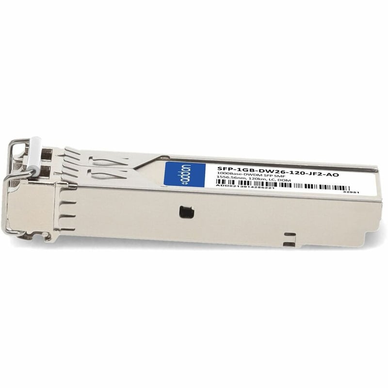 AddOn Juniper Networks®, Fujitsu®, & Rad® Compatible TAA Compliant 1000Base-DWDM 100GHz SFP Transceiver (SMF, 1556.55nm, 120km, LC, DOM) - Thumbnail 2