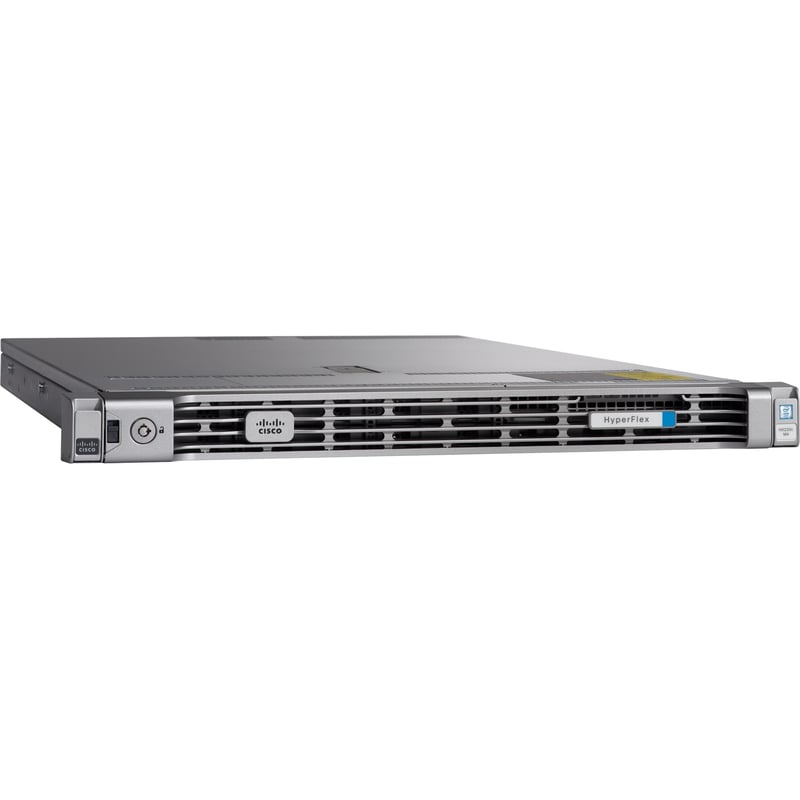Cisco HyperFlex HX220c M4 1U Rack Server - 1 Xeon E5-2630 v4 2.20 GHz - 128 GB RAM - 12Gb/s SAS Controller - Thumbnail 1